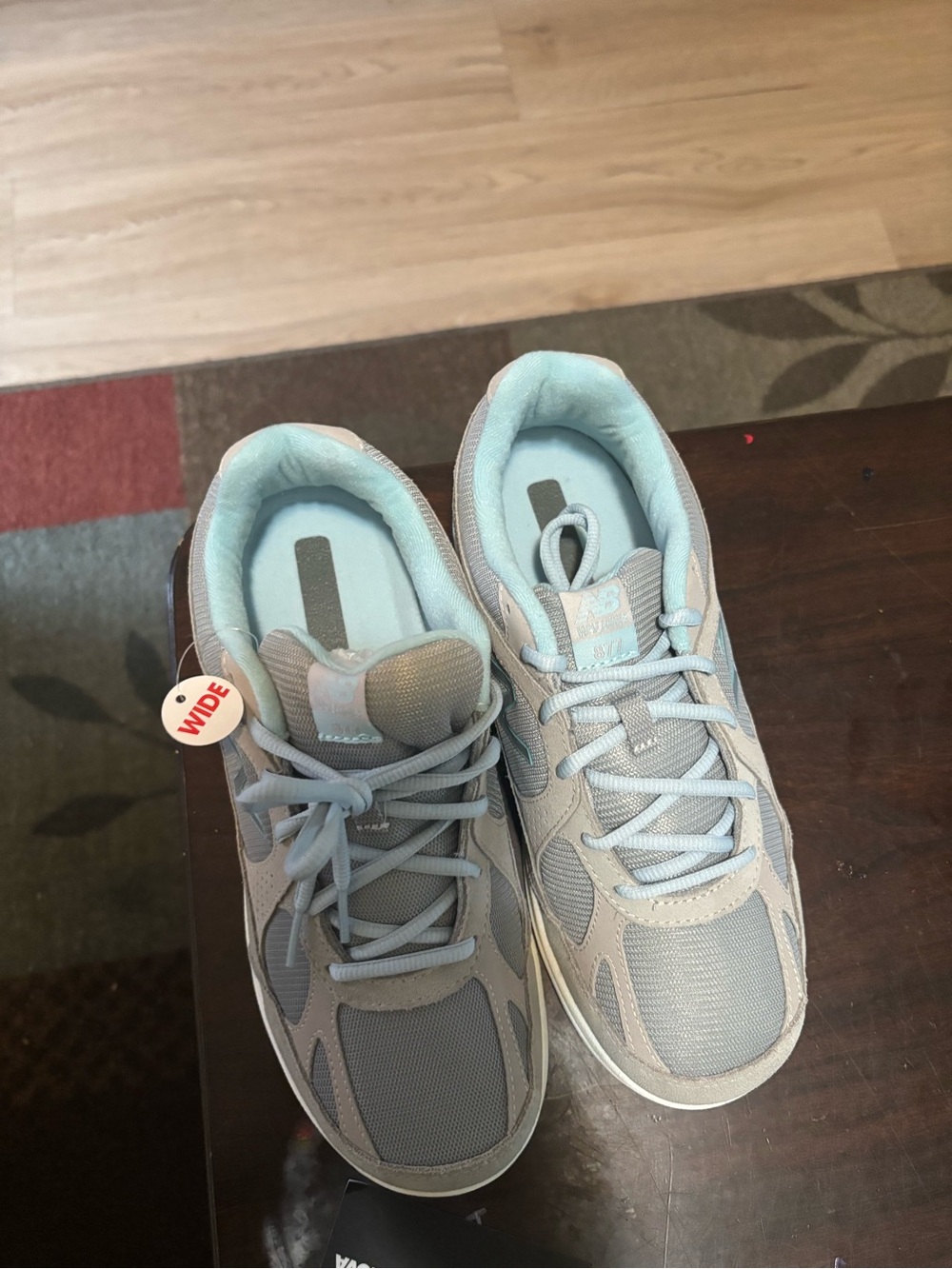 New Balance Women's Light Blue Athletic Sneakers